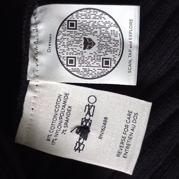 New LITA by Ciara REVOLVE Black Ribbed V Neck Cardigan Button Front Midi Dress - Picture 4 of 8